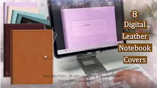 Digital Leather Notebook Cover ( Use for GoodNotes5 & some take notes apps) *FREE DOWNLOAD*