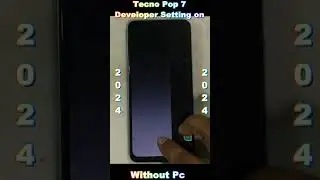 How to tecno pop 7 Developer option setting disable developer option tecno  phone ||Without Pc 2024