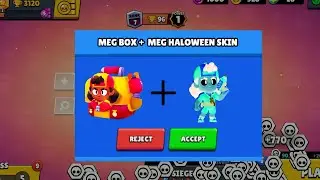 MEG BOX + NEW HALOWEEN SKIN- brawl stars
