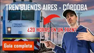 Viaje en tren Buenos Aires a Córdoba en camarote 🚈