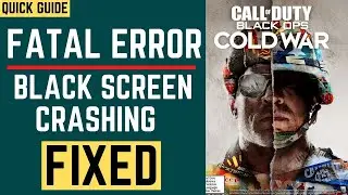 COD Cold War Fatal Error Fix |Error Code 3107840166 | Cod Black Ops Cold war Crashing | Visual Error