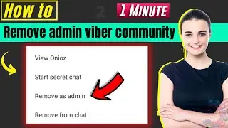 How to remove admin in viber community 2024
