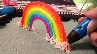 3D PEN Scribbler v1: Glasses, 3d Letters, Butterfly, Rainbow, Birds, Ring, Bridge, Balloon Man
