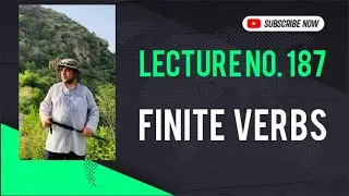 Finite verbs and its rules Lecture No. 187 English grammar, learn English