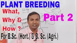 Plant Breeding-What, Why & How (Part 2)/Significance of Plant Breeding/ Why Study Plant Breeding?
