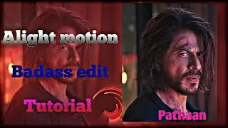 Alight motion Simple Badass Tutorial | Alight tutorial Smooth edit Tutorial | iconicedits |