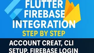 Flutter Firebase Integration Step by Step | Account Create, CLI Setup, Firebase Login Urdu/Hindi ?