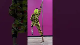 THEIF in the DAY ON THE POLE! #grinch #christmas #poleaddict