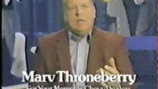 CRAIG BREWER finds MARVELOUS MARV THRONEBERRY commerical for MEMPHIS CHEVY
