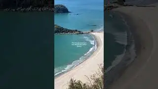 Left the mountains for the beach 🥰 #shorts #youtubeshorts #themount #newzealand