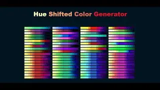 Hue Shifte Palette Generator | Guide | Unity Asset Store