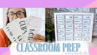 CLASSROOM PREP ✨ | Decorating My Teacher Toolbox 🧰 💜