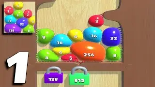 Blob Merge 3D - All Levels 1-2 Gameplay Part 1 (Android, iOS)