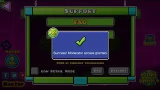 I got GD Mod (w/ cringe reaction)