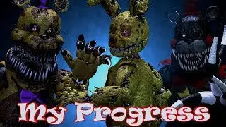 {C4D/FNAF} My Progress for one progect...|Bro_Animator Vlad