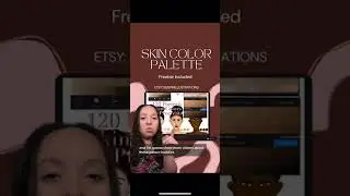 Skin Color Palettes For Procreate App✨ 120 Skin Tones For Portraits - Blend And Color More Easily