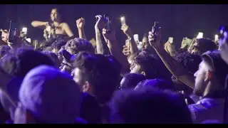 Hip Hop Rap Concert Crowd #1 - Jumping Hands & Phones Free 4K Stock Footage