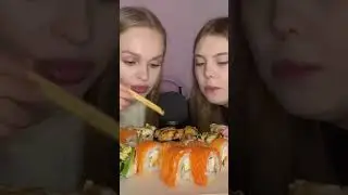 АСМР | итинг роллов | Звуки рта