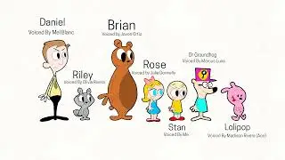 Riley and Brian Character Designs