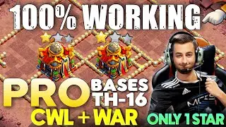 Town Hall 16 Only 1 STAR WAR BASE, Anti Root Rider Base Th16, Th16 War Base 2024, New Th16 Base