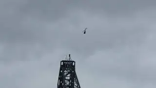 Rotorway Robinson R44 over Turku, 27.8.2017