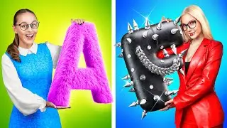 ¡Buena Maestra versus Mala Maestra! Nos Convertimos en Maestros durante 24 horas! Vampiro vs Maestra