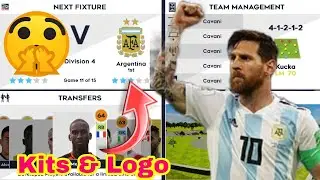 How To Create Argentina National Team New Kits & Logo | Dream League Soccer 2021