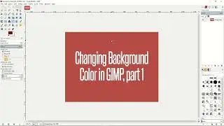 How to Change Background Color in GIMP – Part 1