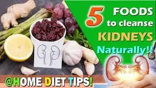 5 NATURAL HERBS for KIDNEY Cleansing and Detox!!  Prevent kidney failure using HOME DIET TIPS