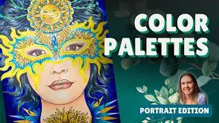 How I Choose Color Palettes for Portraits | Hanna Karlzon's Midnight Masquerade 