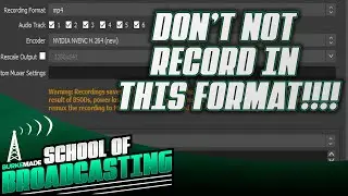 Best Recording Formats in OBS Studio | Ultimate OBS Studio Tutorial 2022