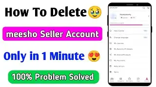 how to delete meesho seller account | meesho seller account delete kaise kare