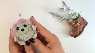 Ежик крючком
