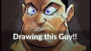 Drawing an Angry Guy in Procreate