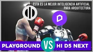 La mejor IA para arquitectura, Playground VS HI D5 NEXT