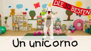 🇮🇹 Un unicorno [Ich bin ein Einhorn] - Cantare, ballare e muoversi || Canzoni per bambini 🦄