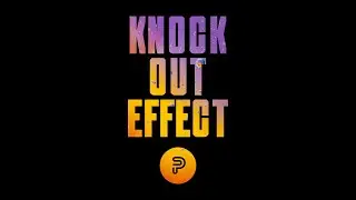 Easy Knockout Text Effect | Photoshop Tutorial 
