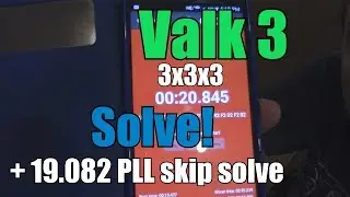 Valk 3: TeaTime Cubing solve 6! (20.845 + bonus 19.082)