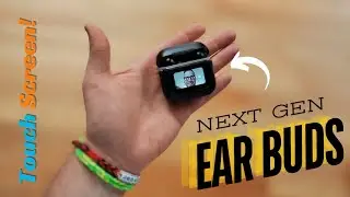 Next-Gen Earbuds: Touch Screen Case Controls Music & Volume!
