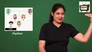 "Word of the day: 'Nephew.' #deafcanfoundation #india_deafcantv #ISL words #learning