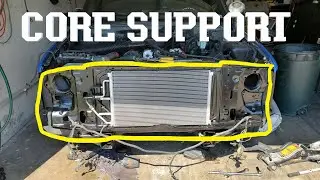 Installing Radiator core support 88-98 C1500