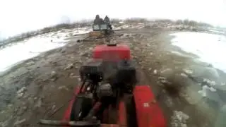 Мотоблок ледокол.