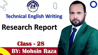 ENG201 Short Lecture - 28 | VU Short Lecture | Research Report in (Urdu / Hindi)