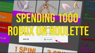 SPENDING 1000 ROBUX ON PBV ROULETTE...
