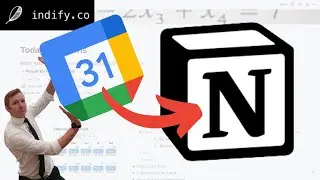 Google Calendar In Notion With Indify.co | Teacher Tutorial | 2022
