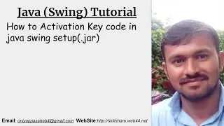 How to Activation Key code in java swing setup(.jar)