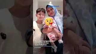 Senangnya Pengasuh Lily Boleh Foto Bareng Rafathar: Sesuatu Banget
