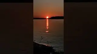 закат на ладоге