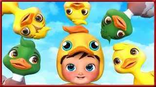 🦆 Six Ducks Swim in the Pool 🦆+ More Nursery Rhymes & Kids Songs | Banana Cartoon 3D