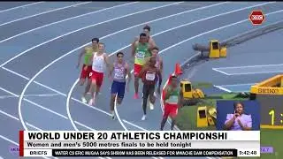 World Athletics under-20 Championships I Women and men's 5000m finals to be held tonight